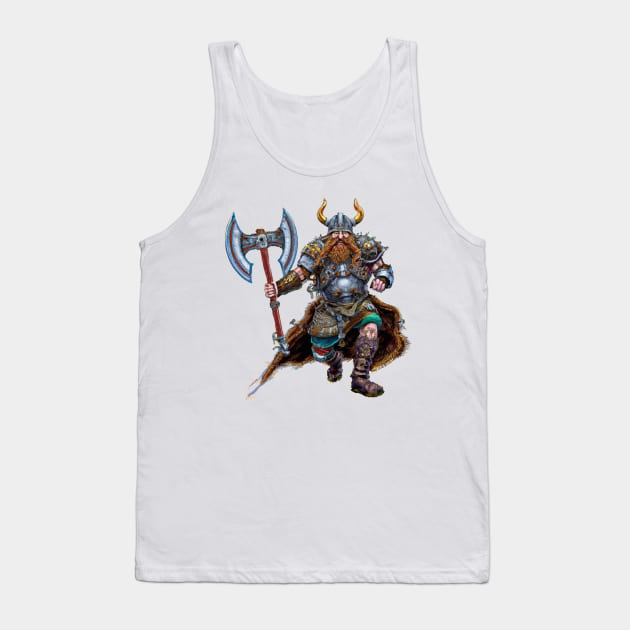 Viking going to battle Tank Top by Perryfranken